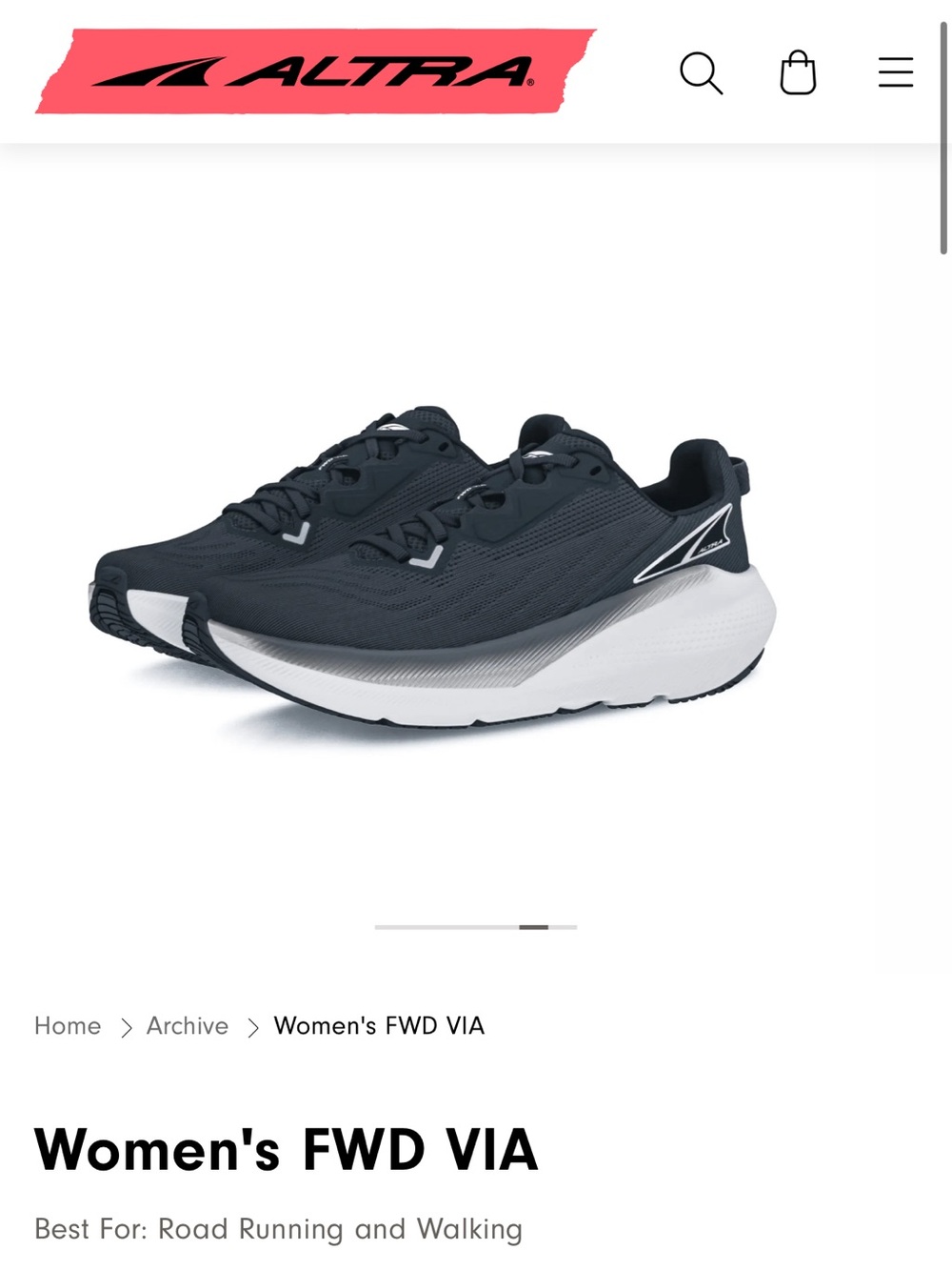 Altra Women’s FWD VIA Running Shoes